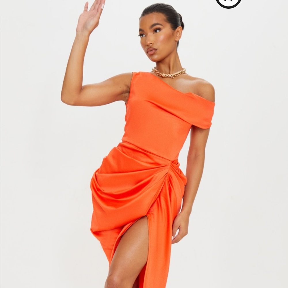 Orange PLT formal dress